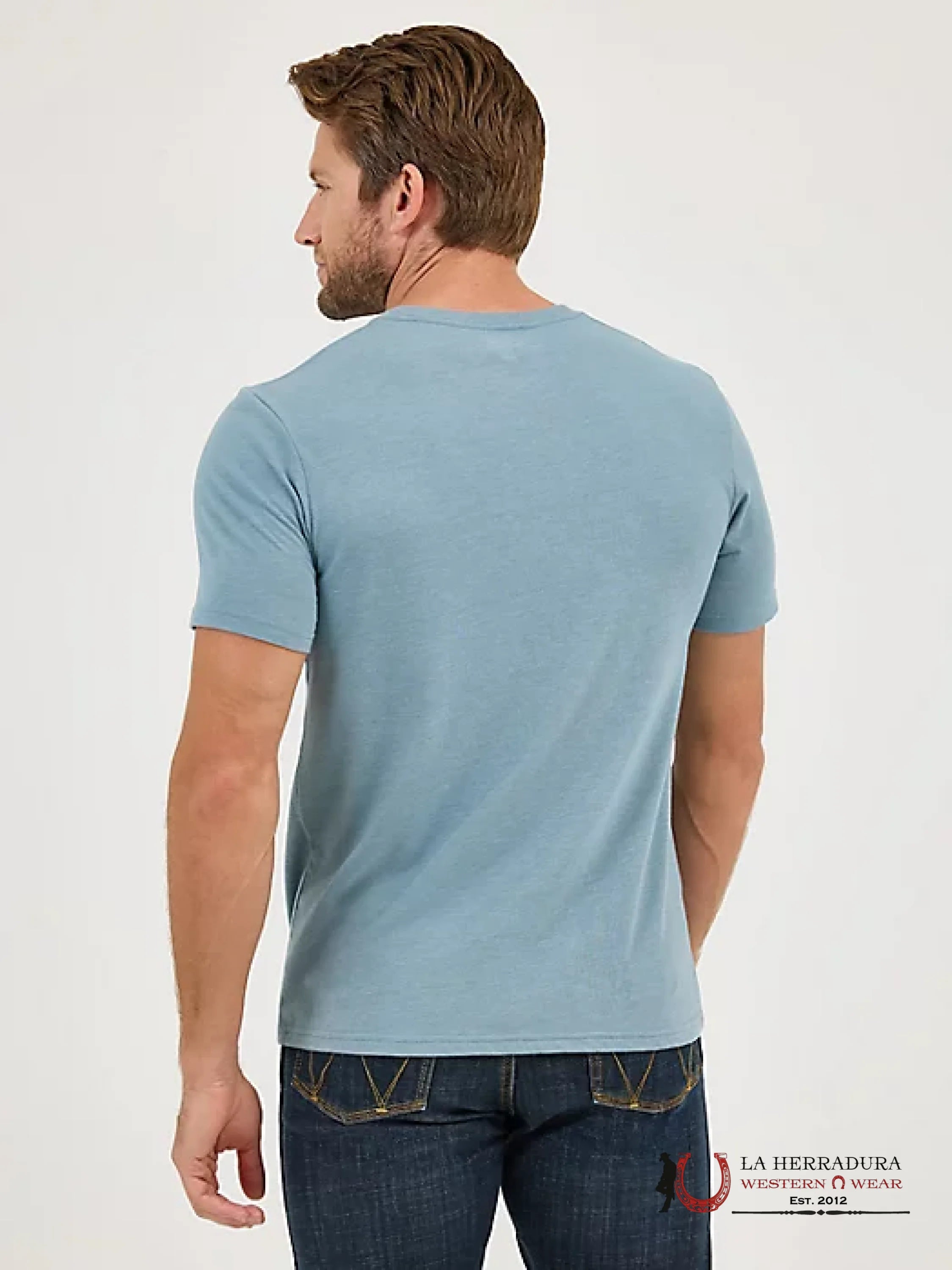 MEN’S WRANGLER AMERICANA FLAG LOGO T-SHIRT - 1845 ROPA HOMBRES