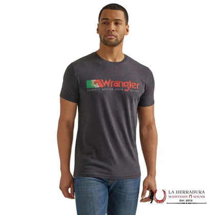 MENS WRANGLER MEXICO FLAG T-SHIRT 112344124