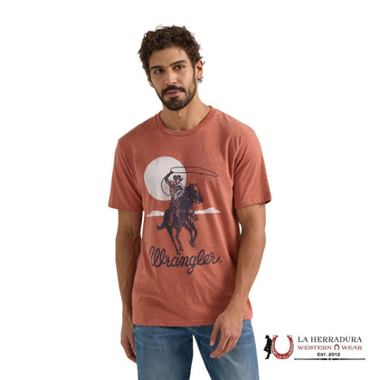 MEN’S WRANGLER REDWOOD HEATHER GRAPHIC T-SHIRT 112350030