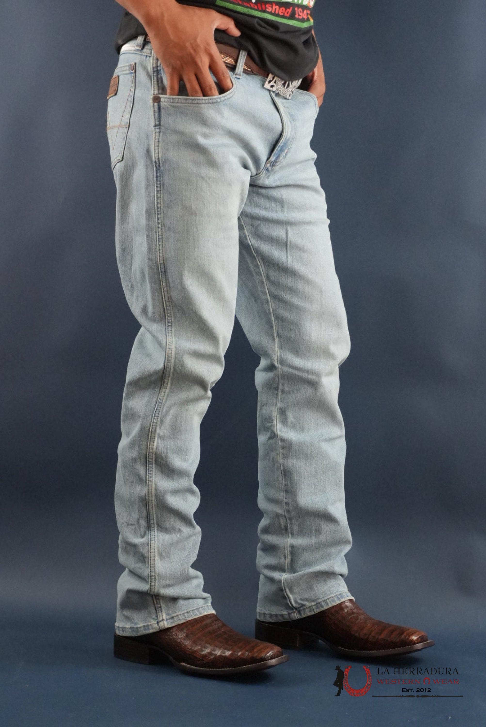 MEN’S WRANGLER RETRO SLIM FIT STRAIGHT LEG JEAN Mendenhall - 5302 WRANGLER JEANS