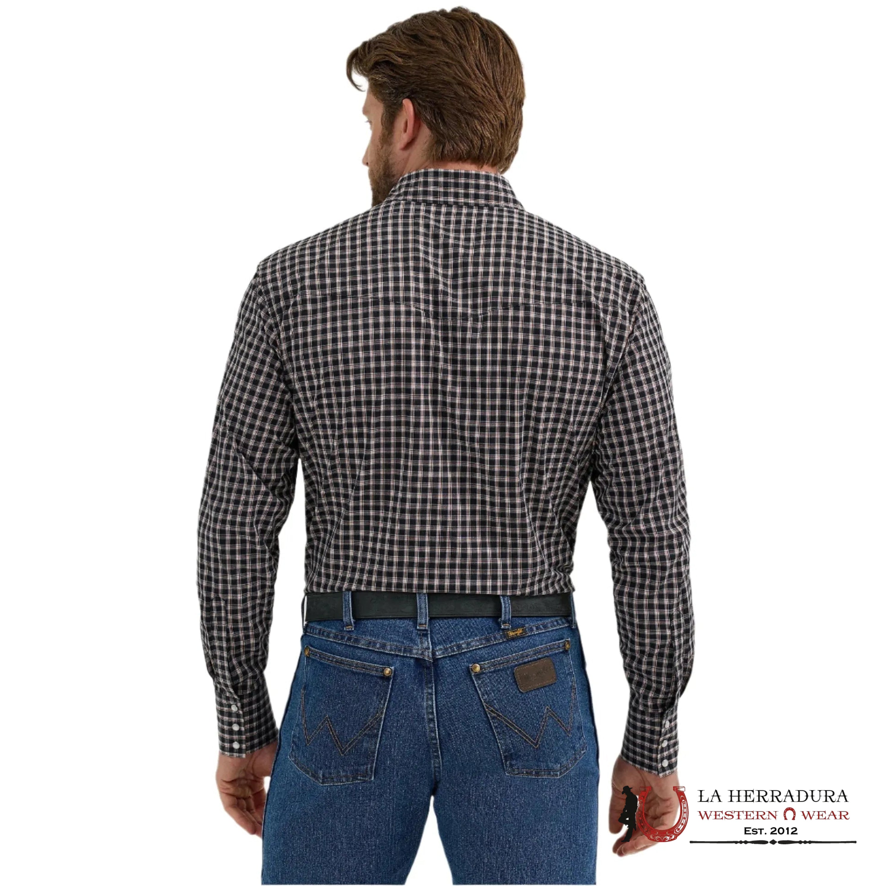 MENS WRANGLER SHIRT CUADROS BROWN 112355370 ROPA HOMBRES