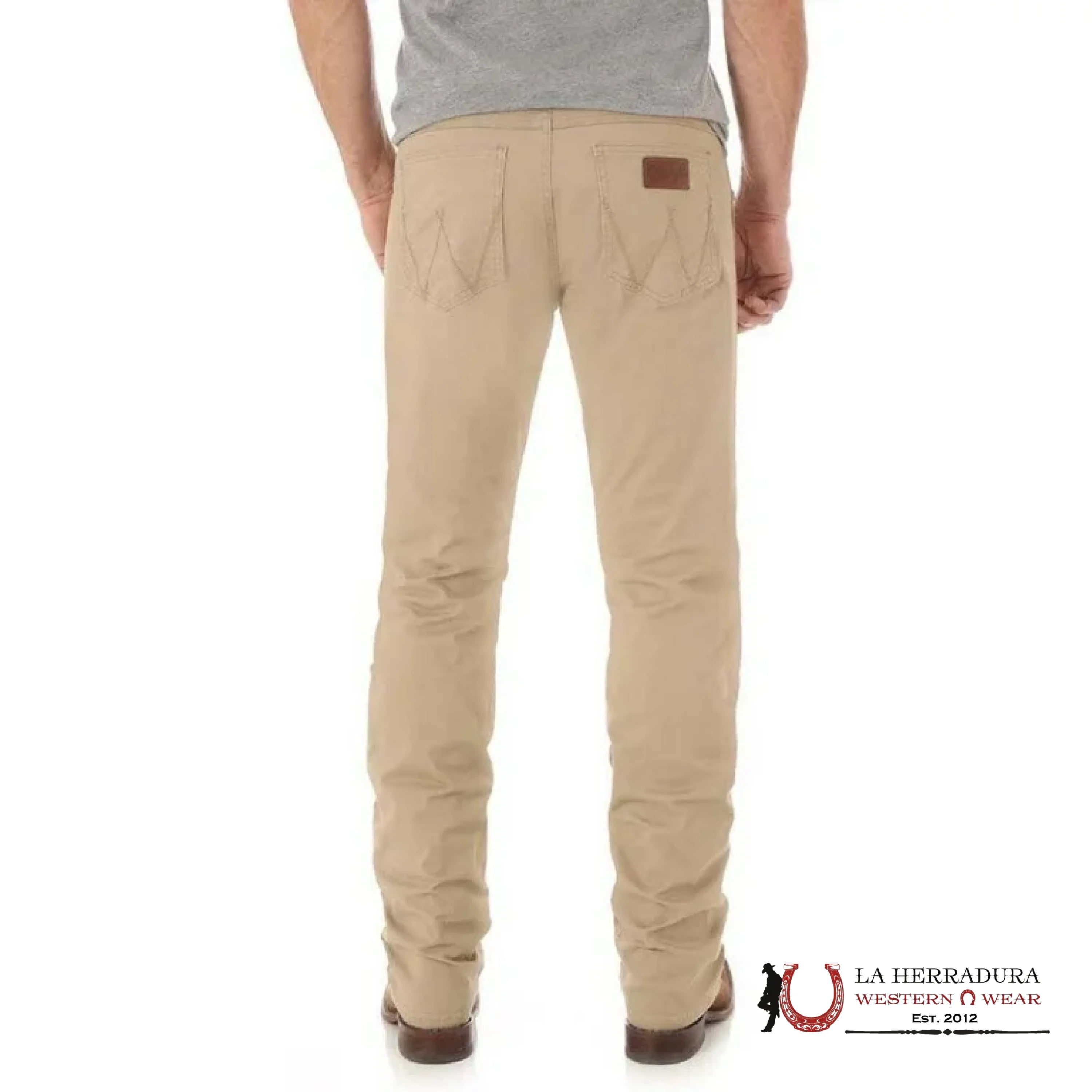 MEN’S WRANGLER SLIM STRAIGHT KHAKI JEANS LIGHTWEIGHT 1088MWZFN WRANGLER JEANS