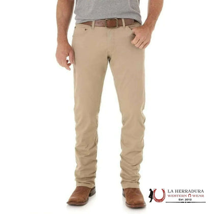 MEN'S WRANGLER SLIM STRAIGHT KHAKI JEANS LIGHTWEIGHT 1088MWZFN