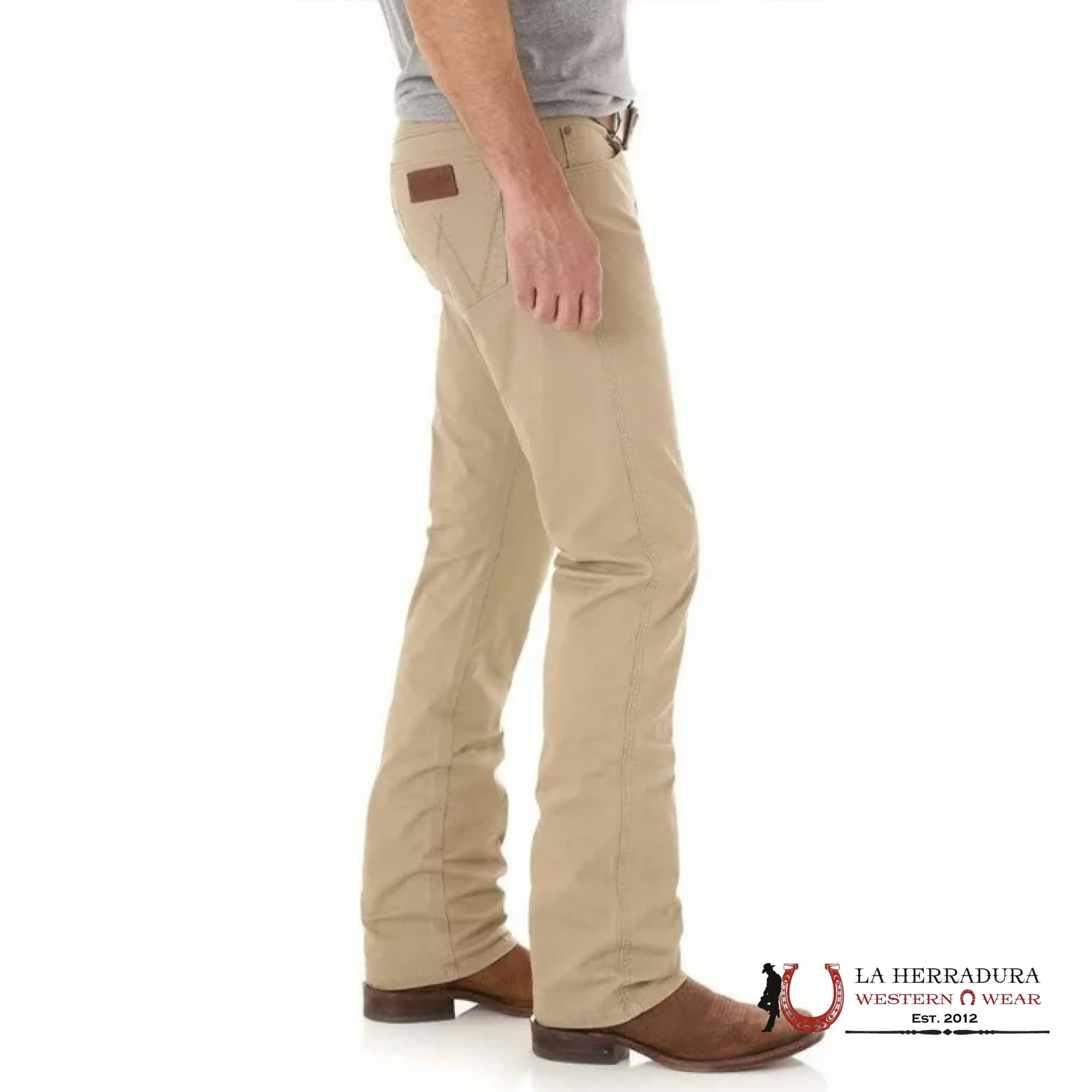 MEN’S WRANGLER SLIM STRAIGHT KHAKI JEANS LIGHTWEIGHT 1088MWZFN WRANGLER JEANS