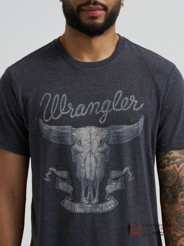 CAMISETA WRANGLER STEERHEAD PARA HOMBRE 112365666