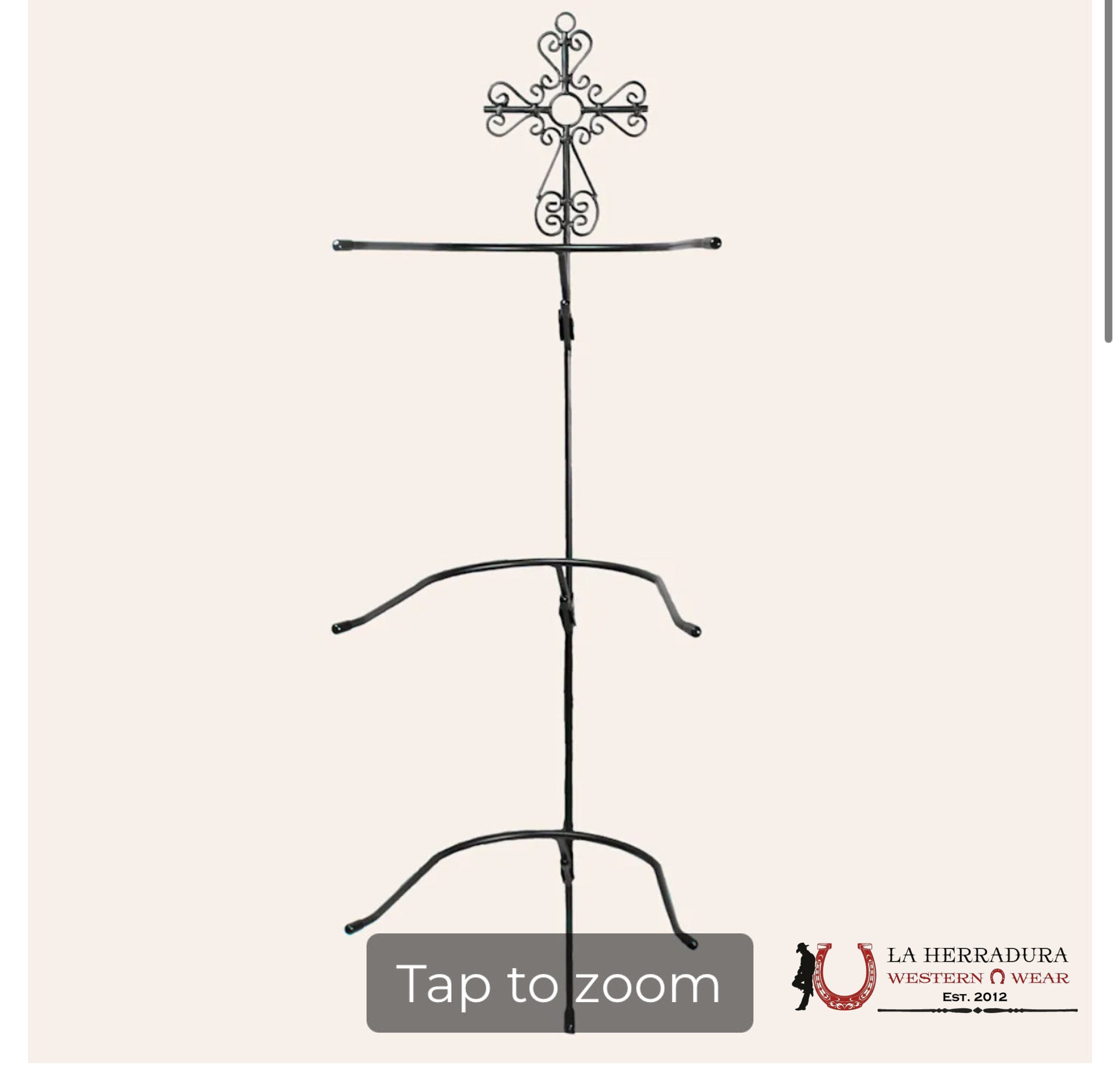 METAL 4 TIER HAT RACK