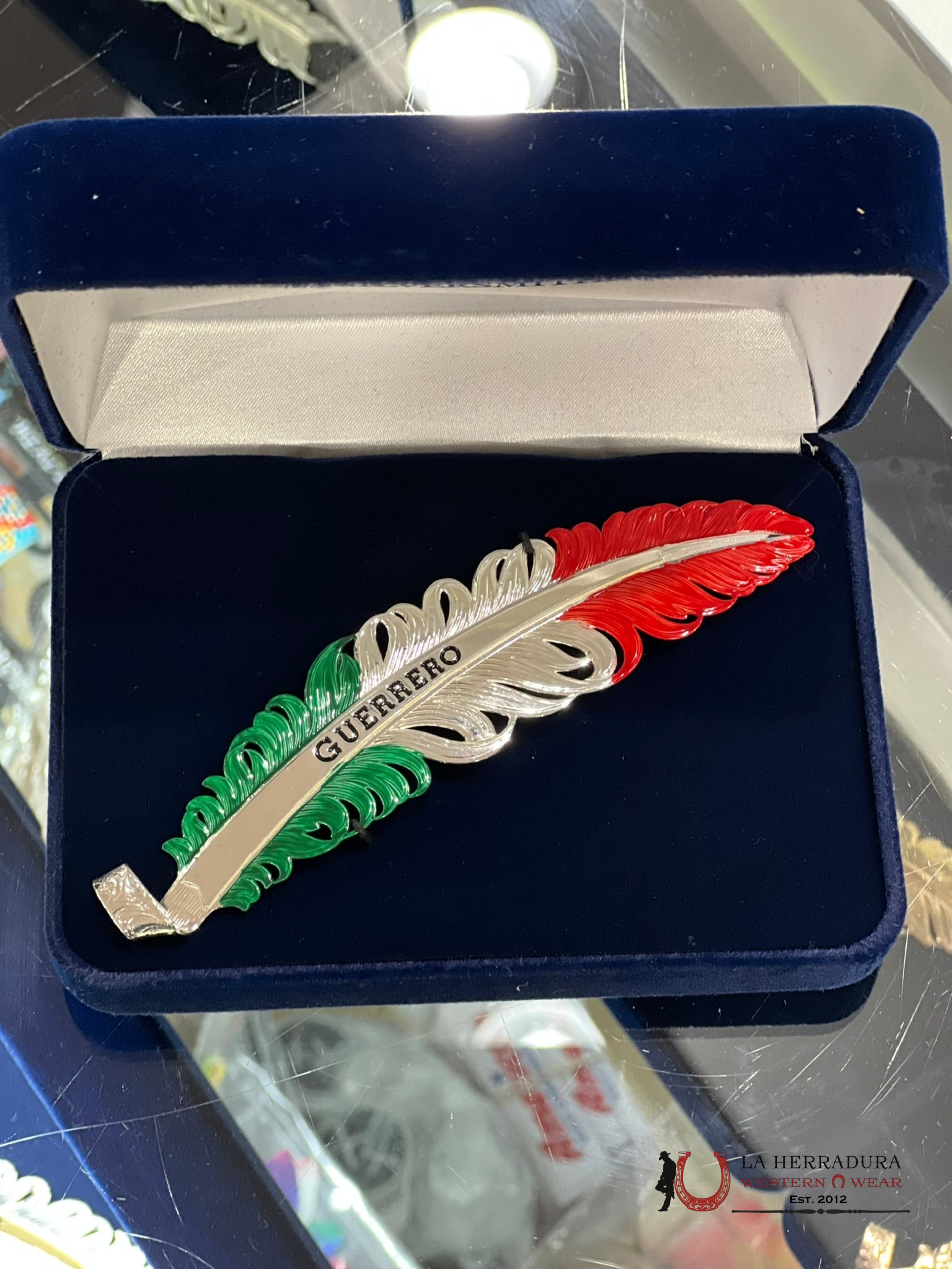 Montana Hat Feather Mexico Guerrero Accesorios