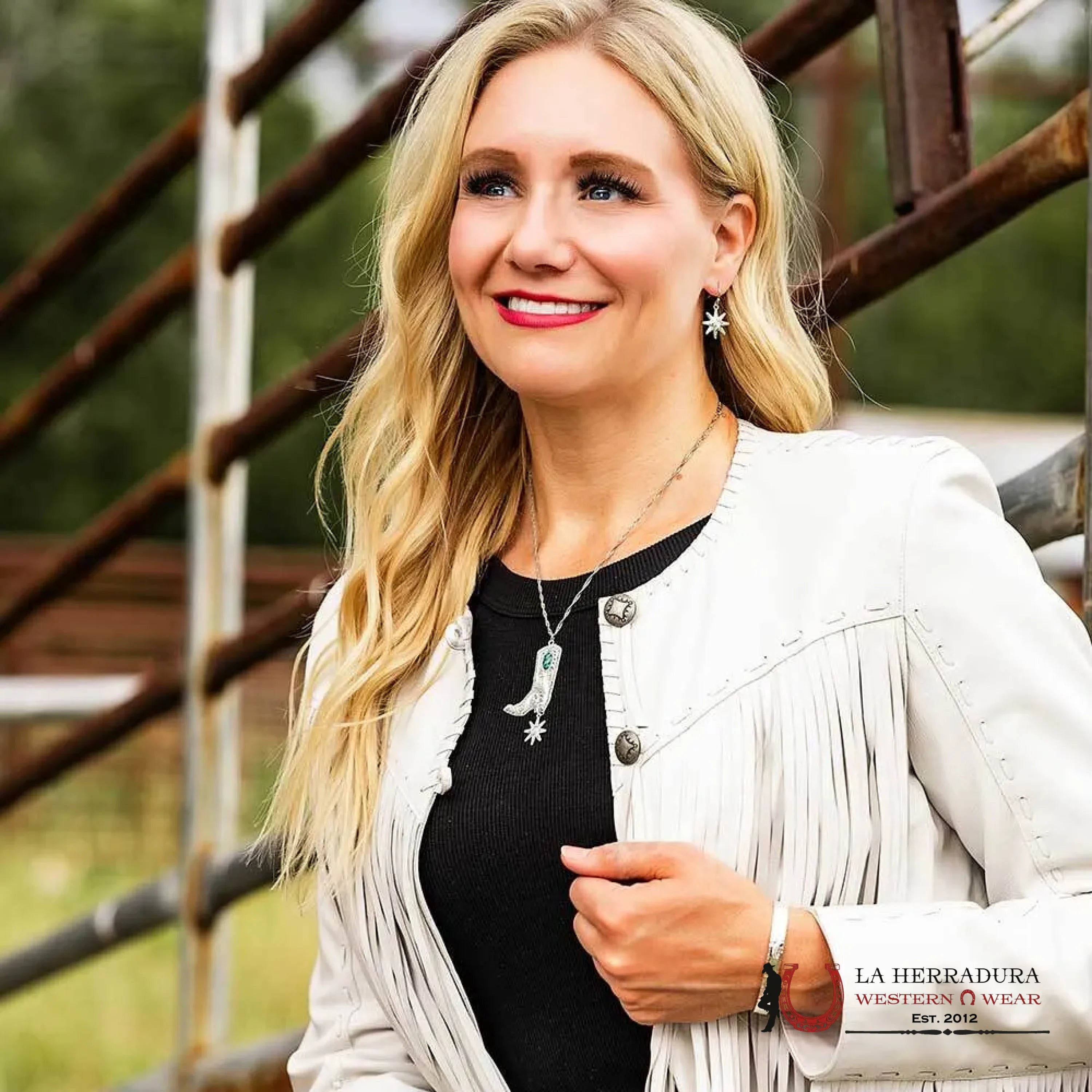 Montana Silversmith Chiseled Boots & Spurs Turquoise Necklace