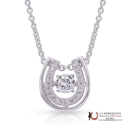 Collar Herradura Dancing with Luck de Montana Silversmith