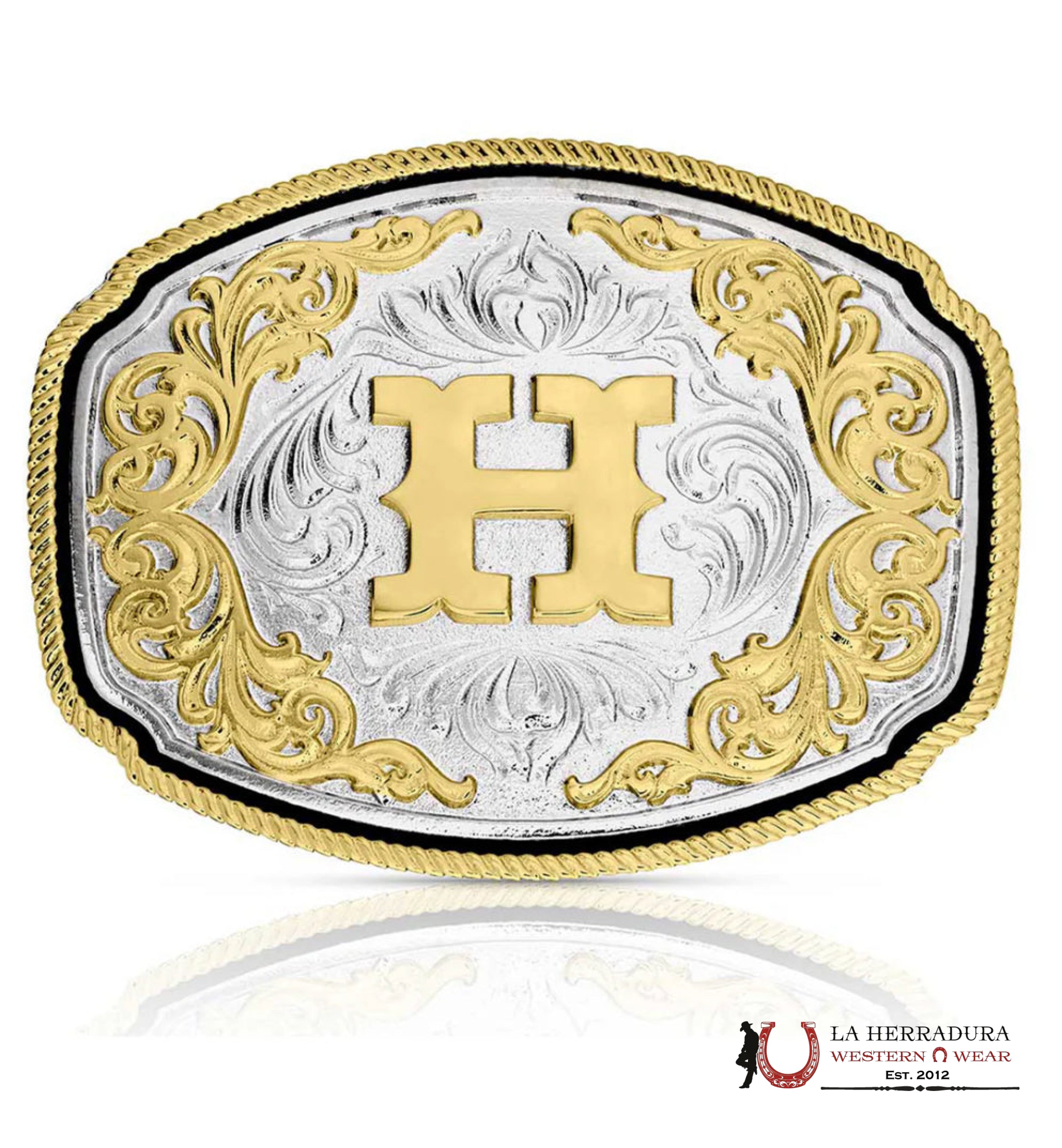 MONTANA SILVERSMITH LETTER “ H” WESTERN INITIAL ACCESORIOS