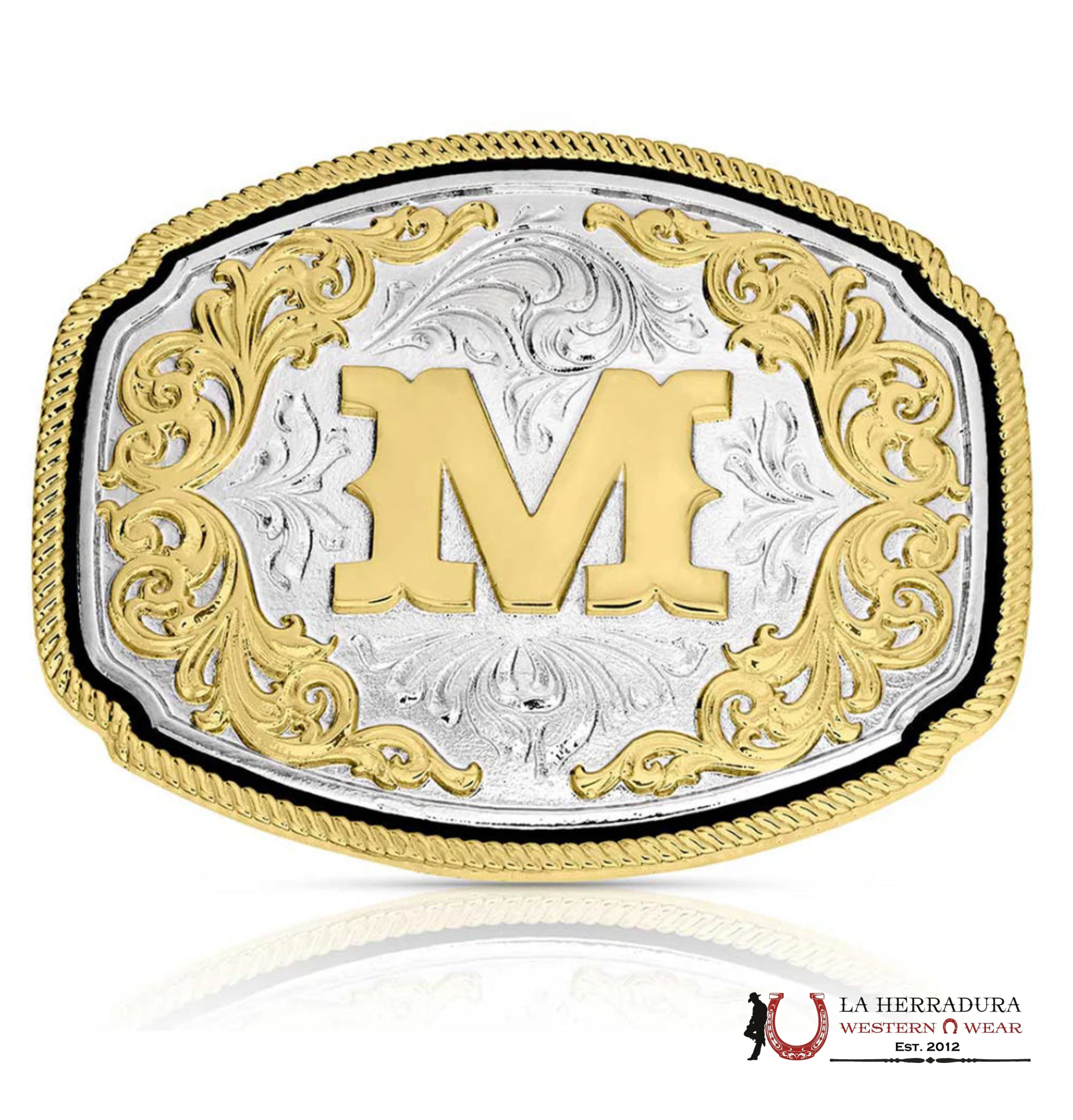 MONTANA SILVERSMITH LETTER “M” WESTERN INITIAL ACCESORIOS