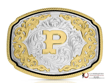 LETRA “P” INICIAL OCCIDENTAL DE MONTANA SILVERSMITH