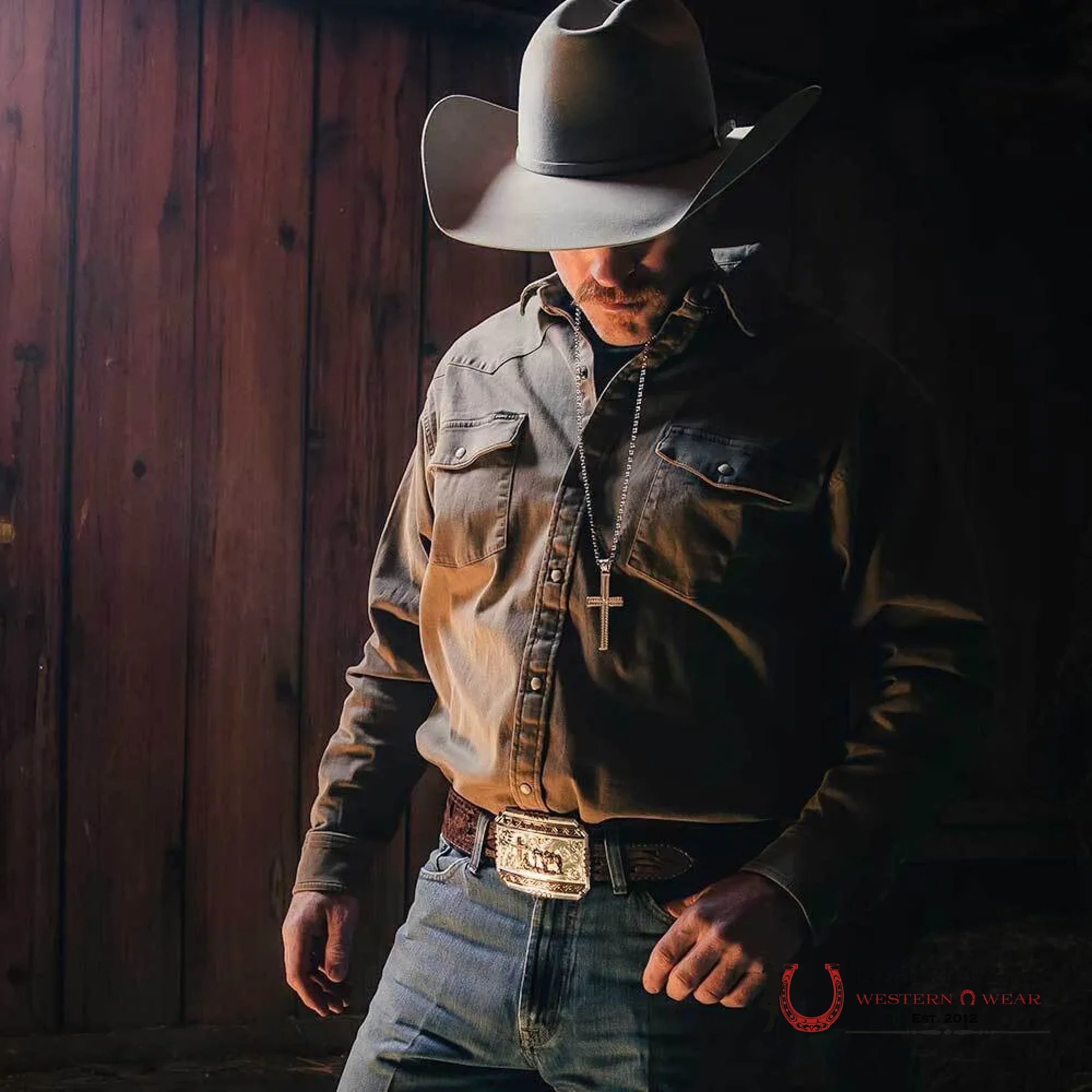 MONTANA SILVERSMITH SOUTHWEST ORIGINS BUCKLE WITH CHRISTIAN COWBOY ACCESORIOS