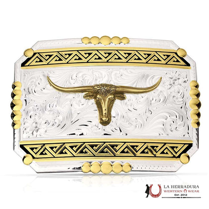 MONTANA SILVERSMITH SOUTHWEST ORIGINS BUCKLE WITH LONGHORN