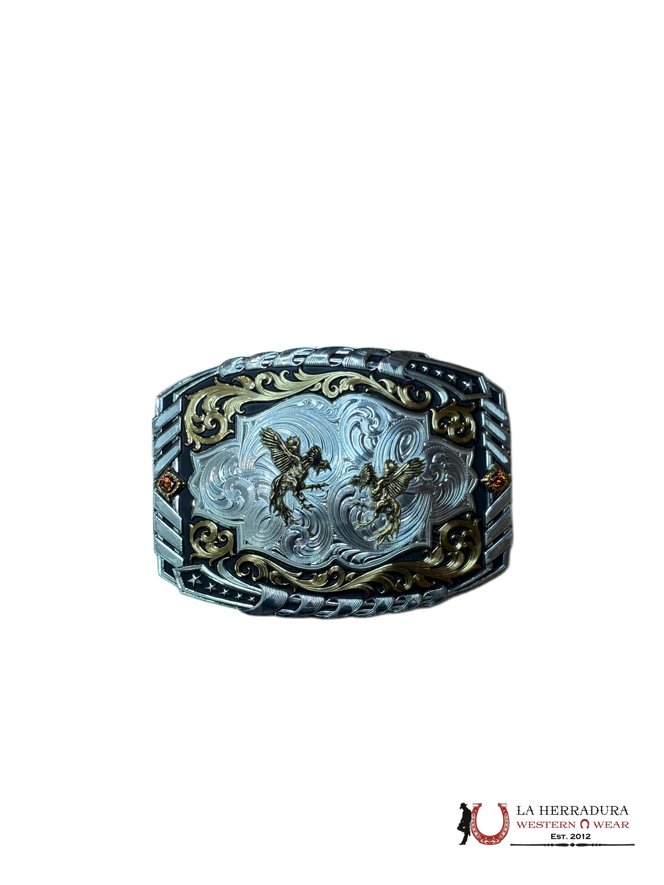 MONTANA SILVERSMITH TWO TONE COWBOY BUCKLE ACCESORIOS