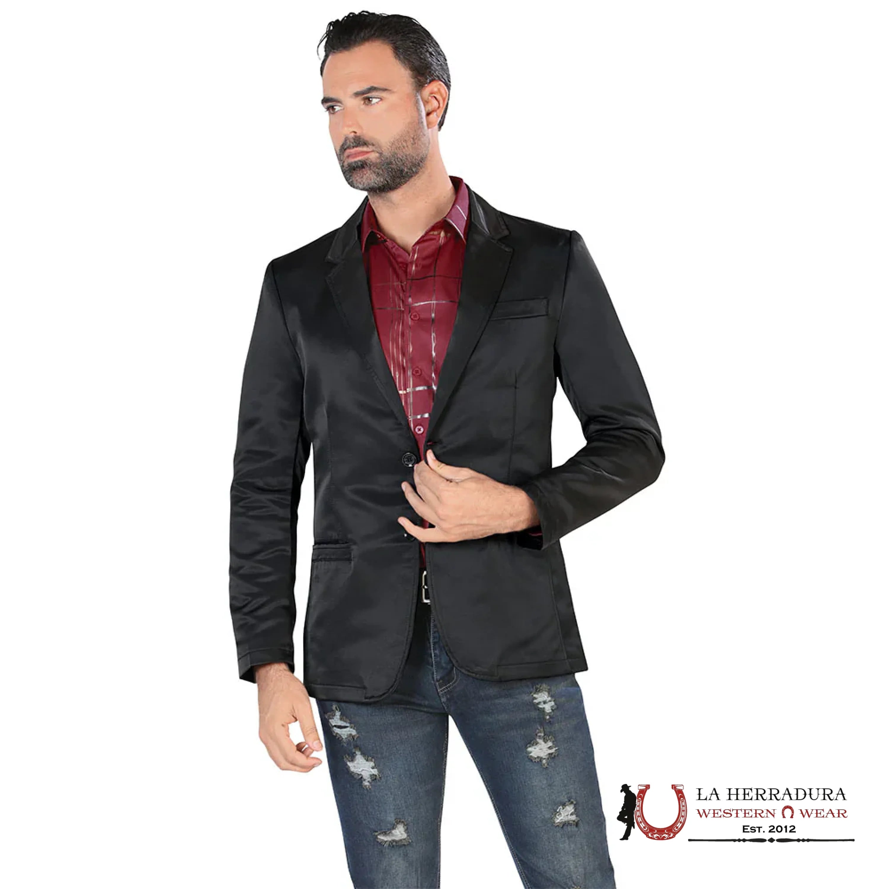 MONTERO BLACK SMOOTH LISO BLAZER MT2147 ROPA HOMBRES