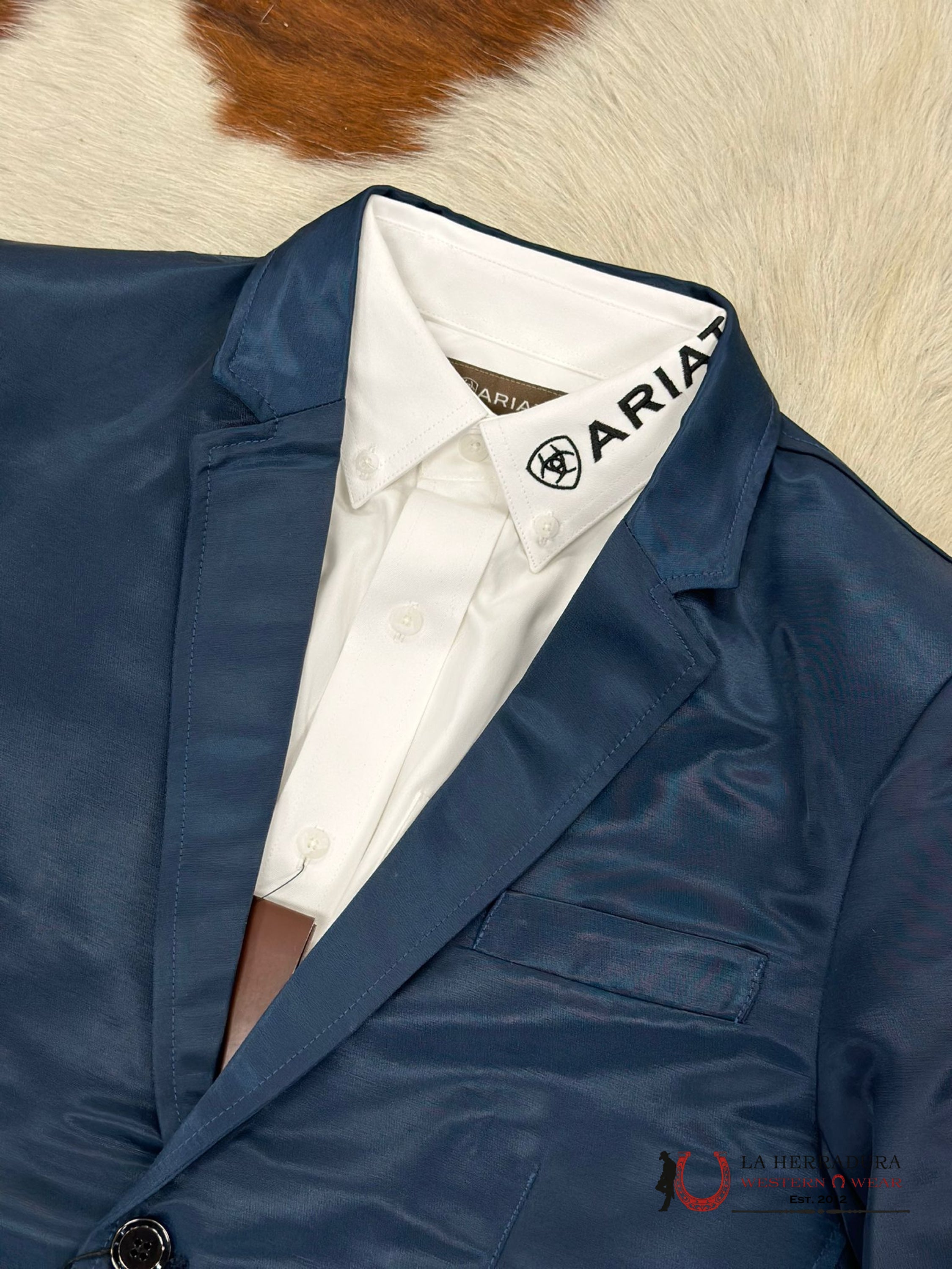 Montero Deep Blue Teal Smooth Liso Blazer Ropa Hombres