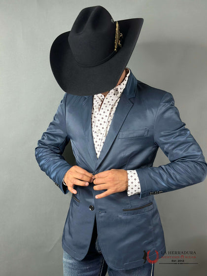 Saco Montero Color Azul Petróleo Profundo para Hombre – MT2174