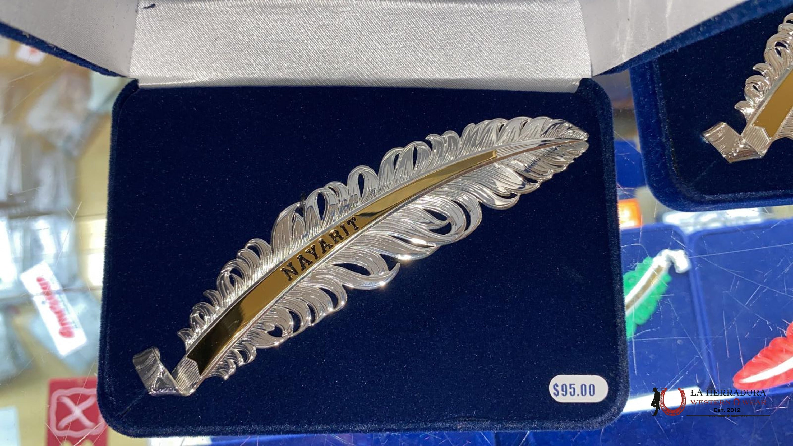Montana Hat Feather Plata Nayarit Accesorios