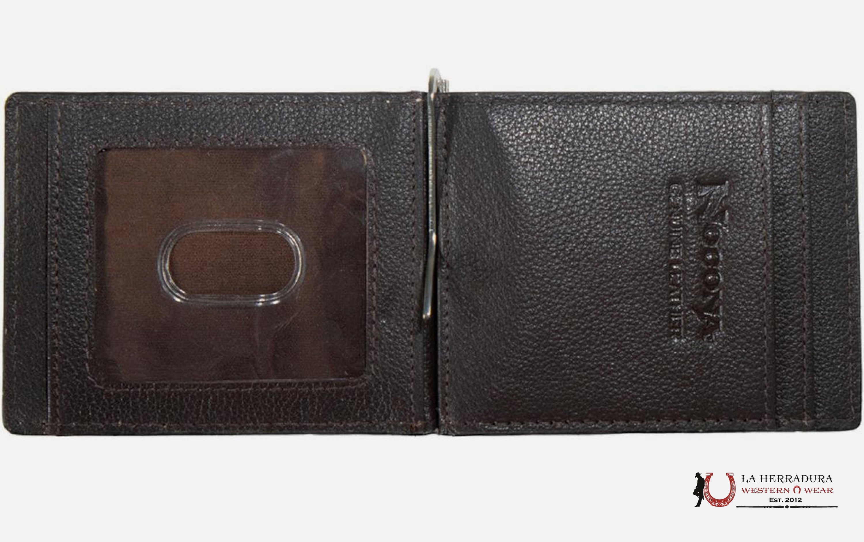 NOCONA BROWN SLIM FOLD MONEY CLIP WALLET- N500049601 ACCESORIOS
