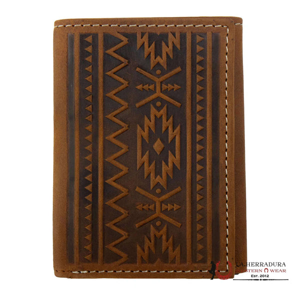 CARTERA TRIPLE PARA HOMBRE NOCONA MARRÓN AZTECA - N500049244