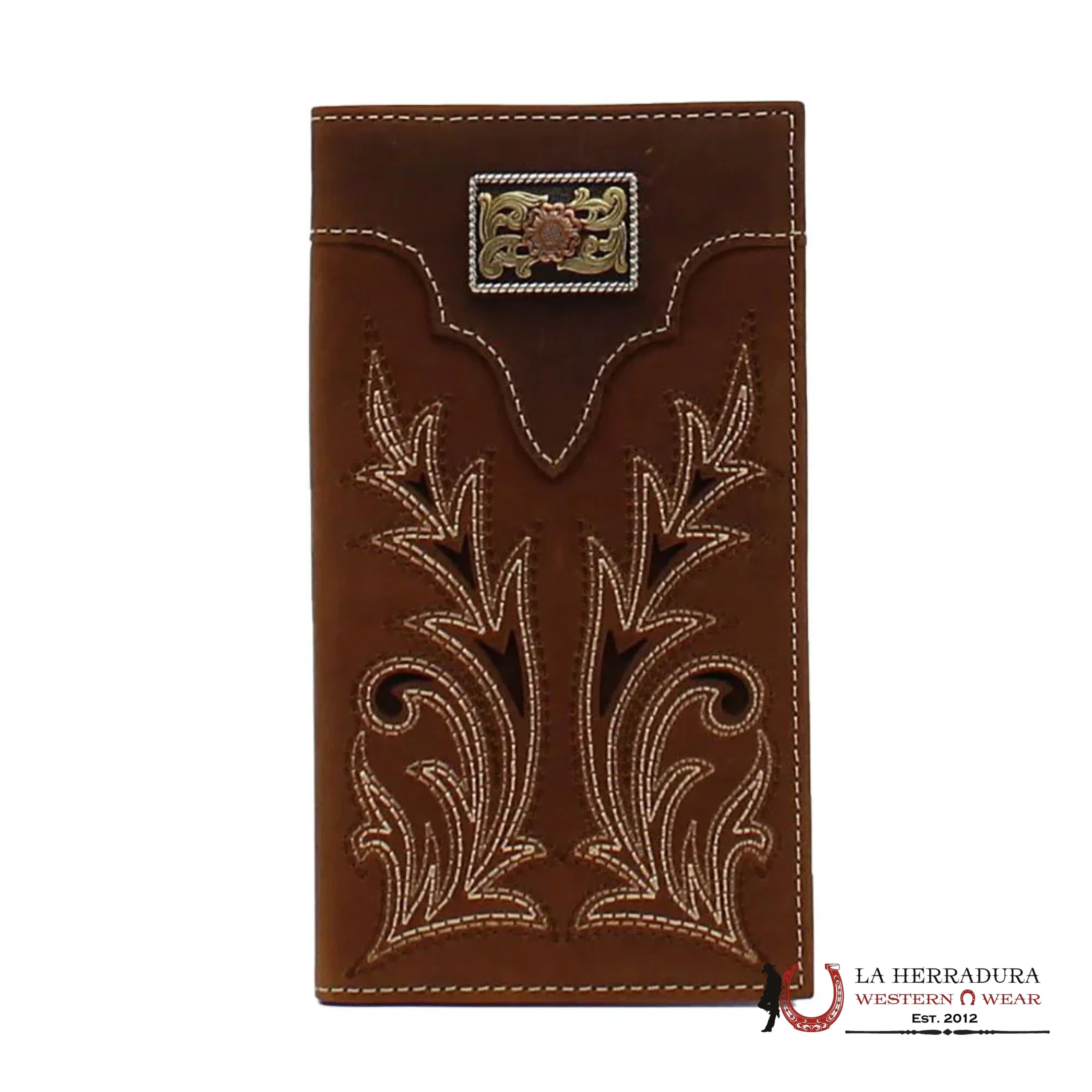 NOCONA MENS BROWN LEATHER RODEO WALLET- N5490944 ACCESORIOS