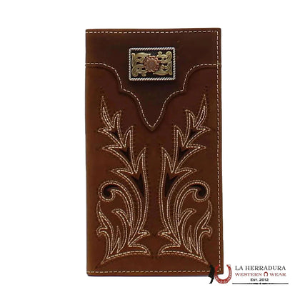 BILLETERA RODEO DE CUERO MARRÓN NOCONA PARA HOMBRE - N5490944