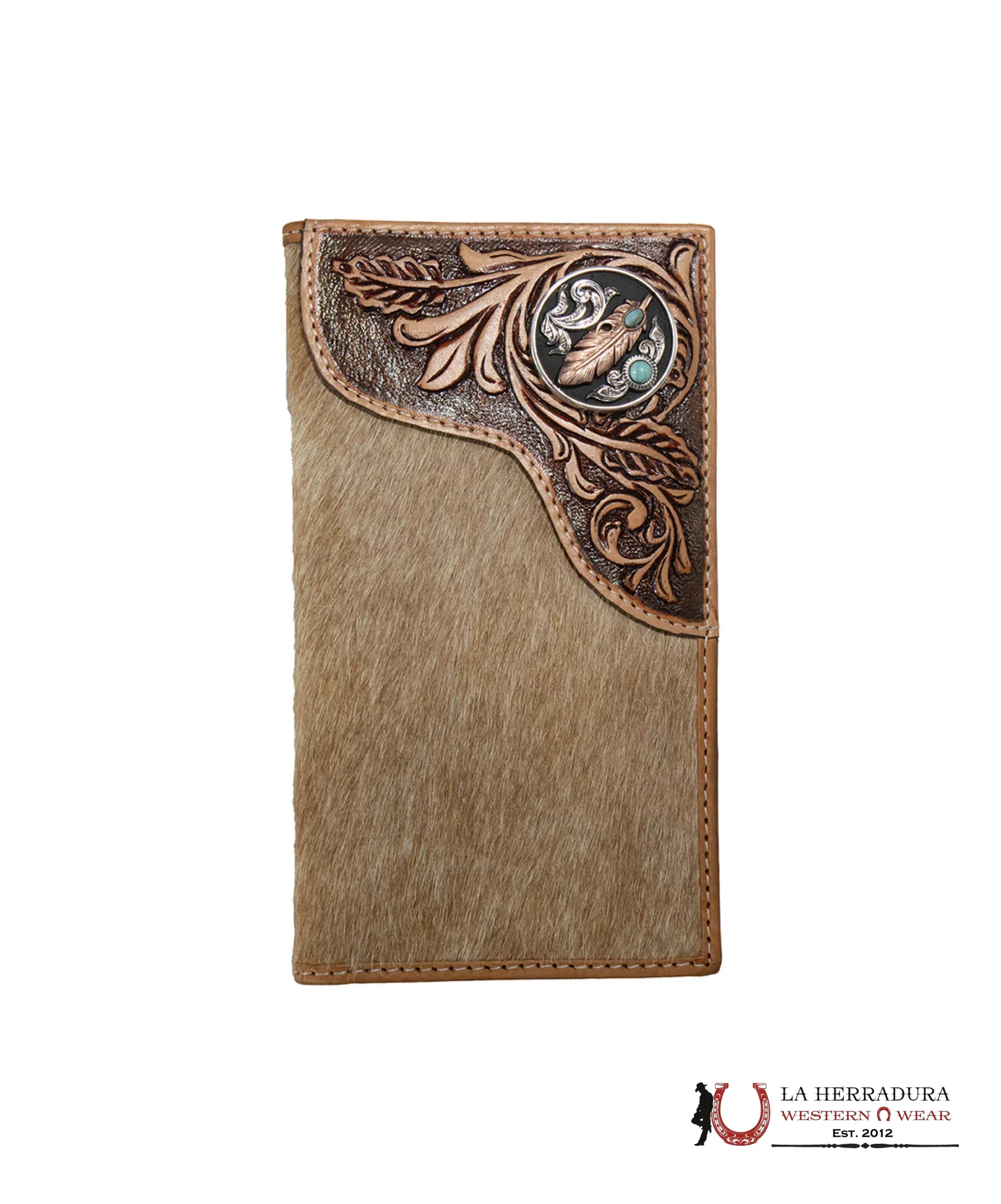NOCONA RODEO WALLET CHECKBOOK COVER COWHIDE N500048808 ACCESORIOS