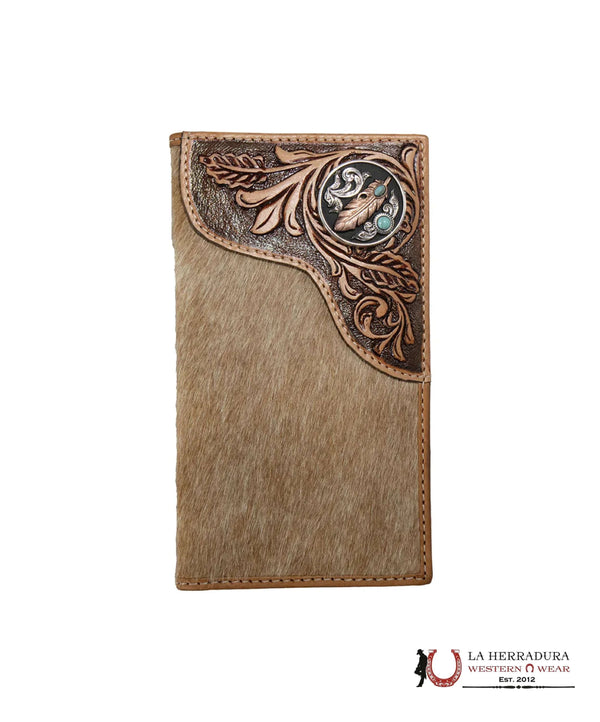 NOCONA RODEO WALLET CHECKBOOK COVER COWHIDE N500048808