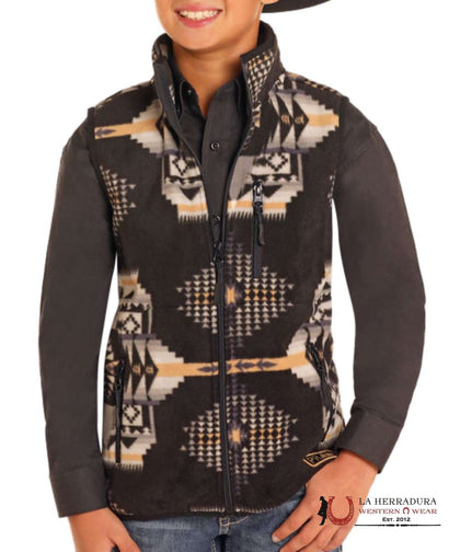 CHAQUETA HOOEY SOFT SHELL JOVEN TAN CON AZTECA
