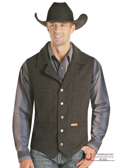 CHALECO MONTANA LISO NEGRO PANHANDLE 981176