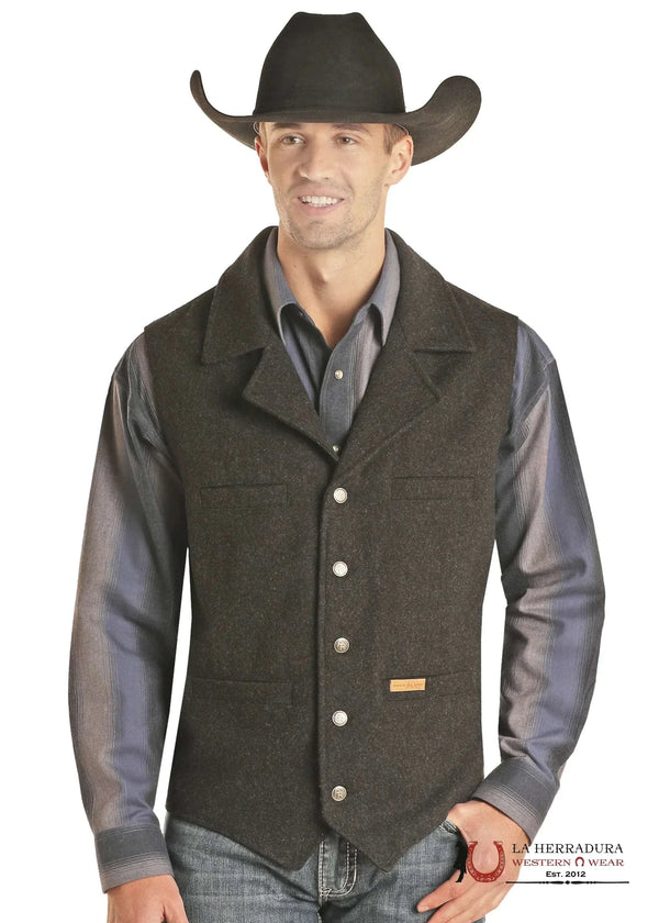 CHALECO MONTANA LISO NEGRO PANHANDLE 981176