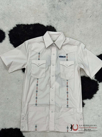 PANHANDLE MENS NATURAL 4PKT CAMP SNAP SHORT SLEEVE SHIRT RMN7S03849