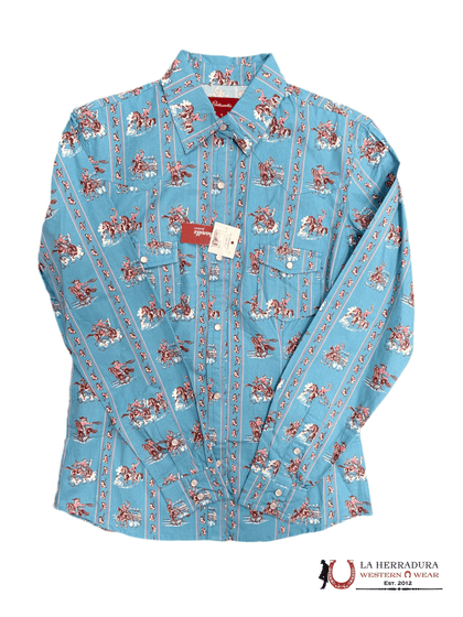 CAMISA DE BOTONES LS PANHANDLE GIRLS WLGSOSR070