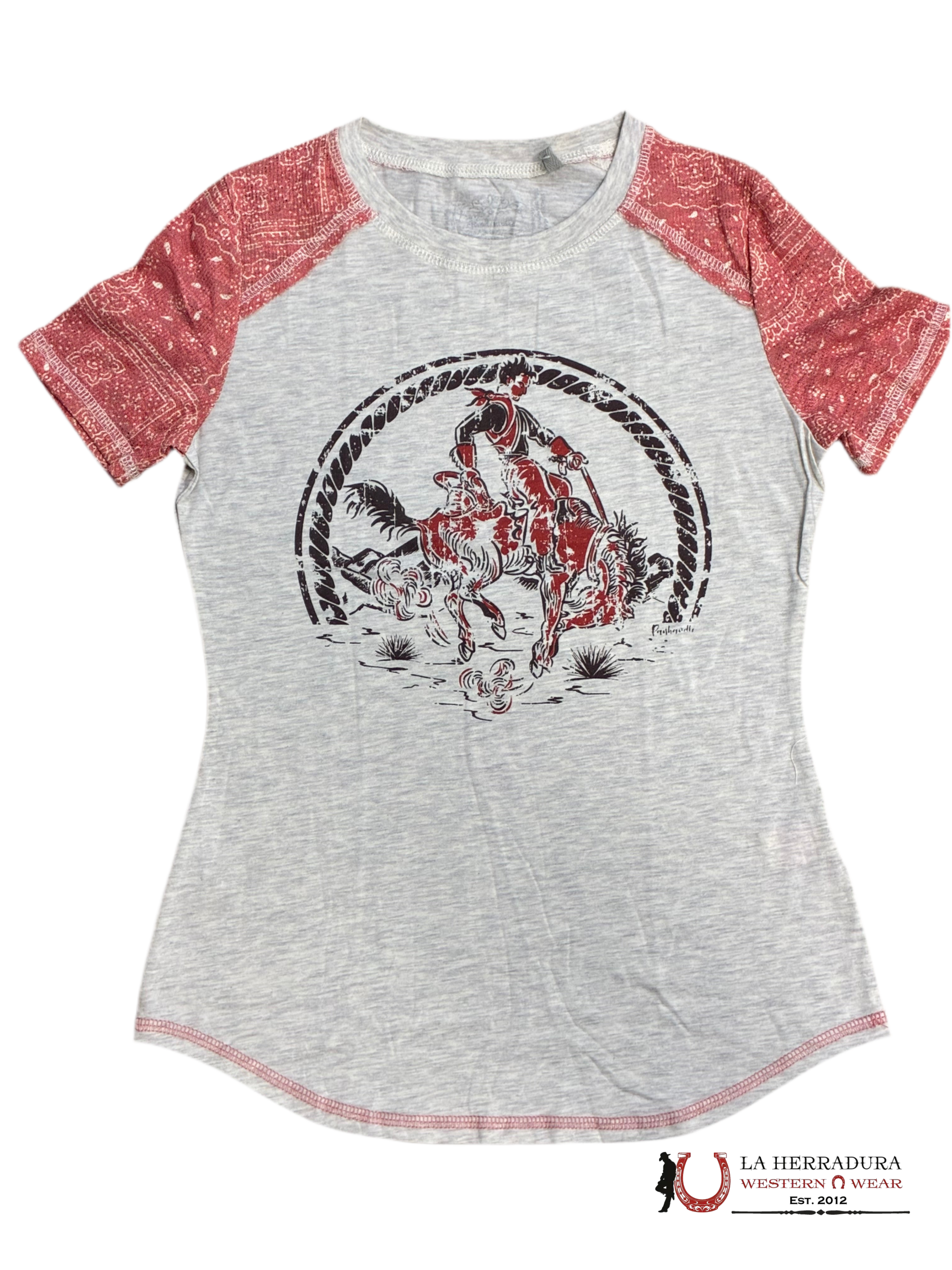 PANHANDLE WOMEN T-SHIRT PRINTED YOKE GRAPHIC WLWT21R0UR ROPA MUJERES