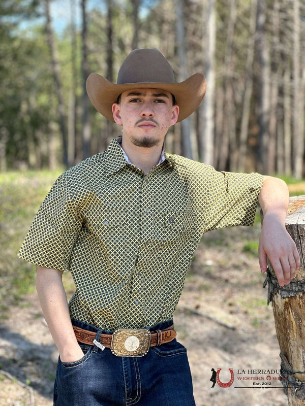 CAMISA AMARILLA DE MANGA CORTA PANHANDLE MES