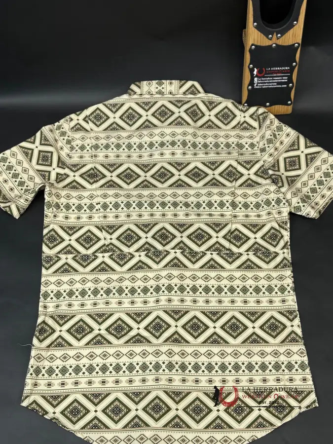 Platini Beige Aztec With Green/Brown 10616 Ropa Hombres