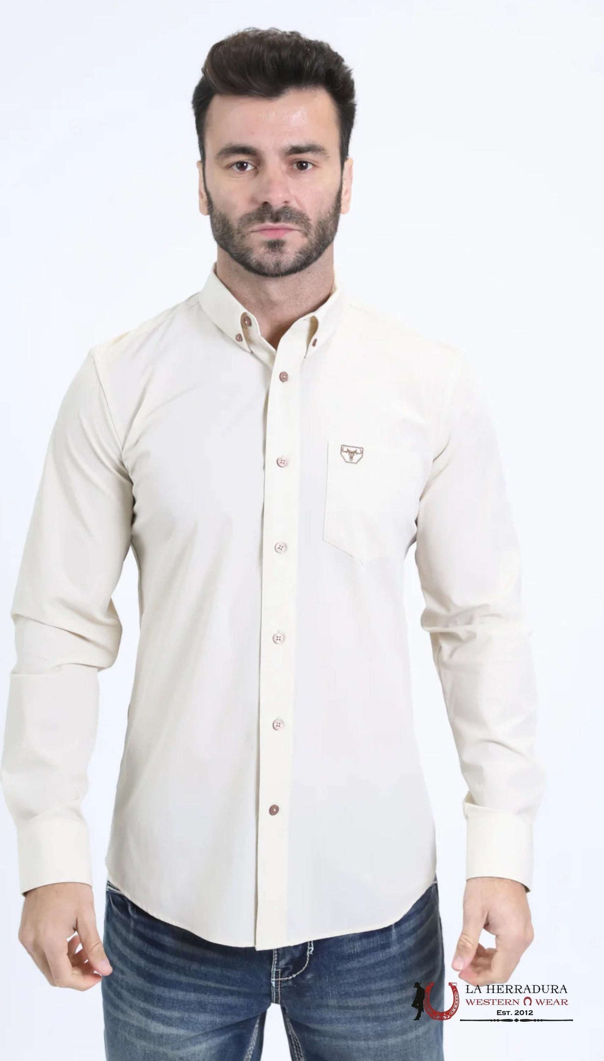 Platini Beige Long Sleeve Shirt PCL10801 | Western Shirt | Western Wear ...