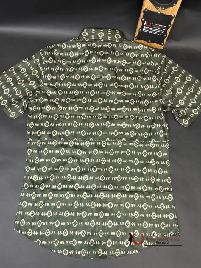 Platini Green Aztec With Brown 10611 Ropa Hombres