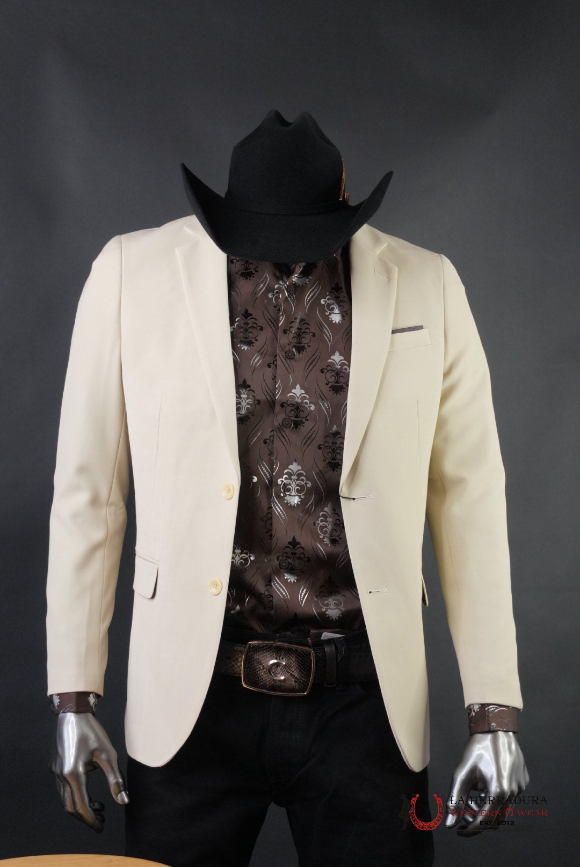 Mens Blazer Beige - BLZ9927 ROPA HOMBRES