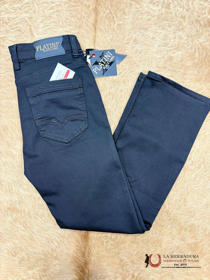 PLATINI MENS BLACK LABEL JEANS BLACK- FSJ3405