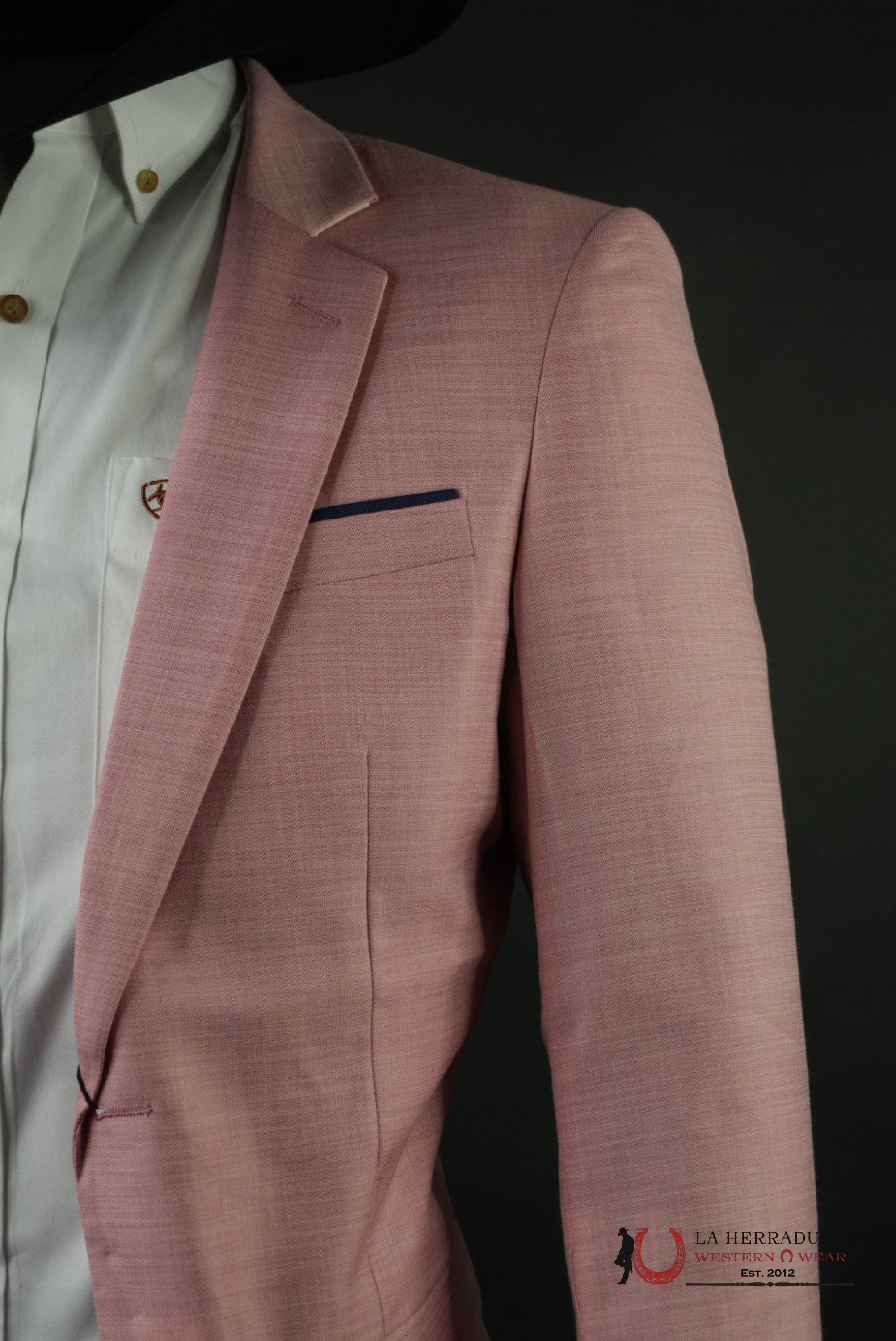 Mens Modern Fit Stretch Date Night Pink Blazer BLZ10534 ROPA HOMBRES