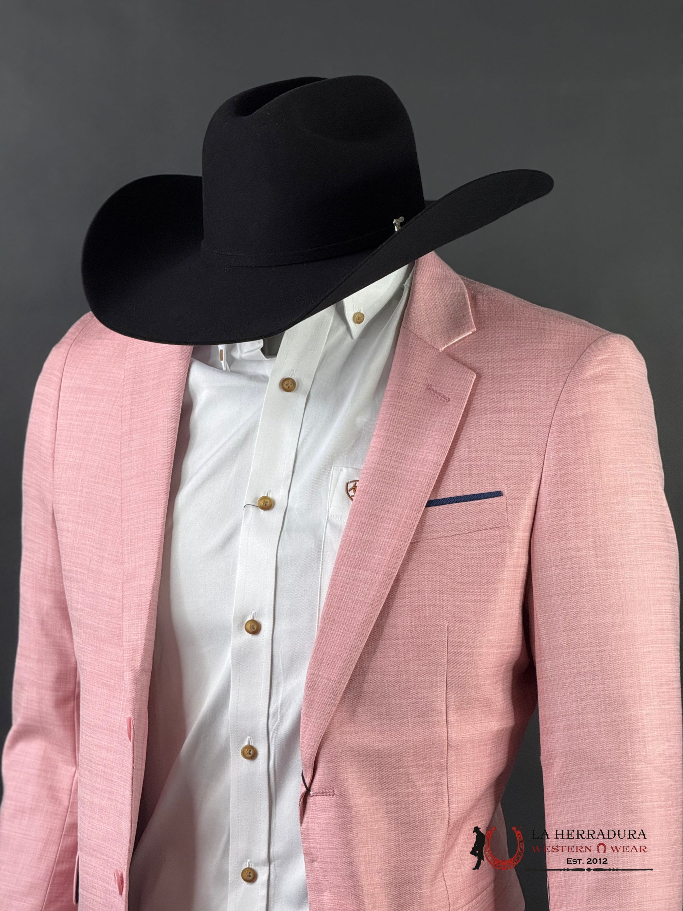 Mens Modern Fit Stretch Date Night Pink Blazer BLZ10534 ROPA HOMBRES