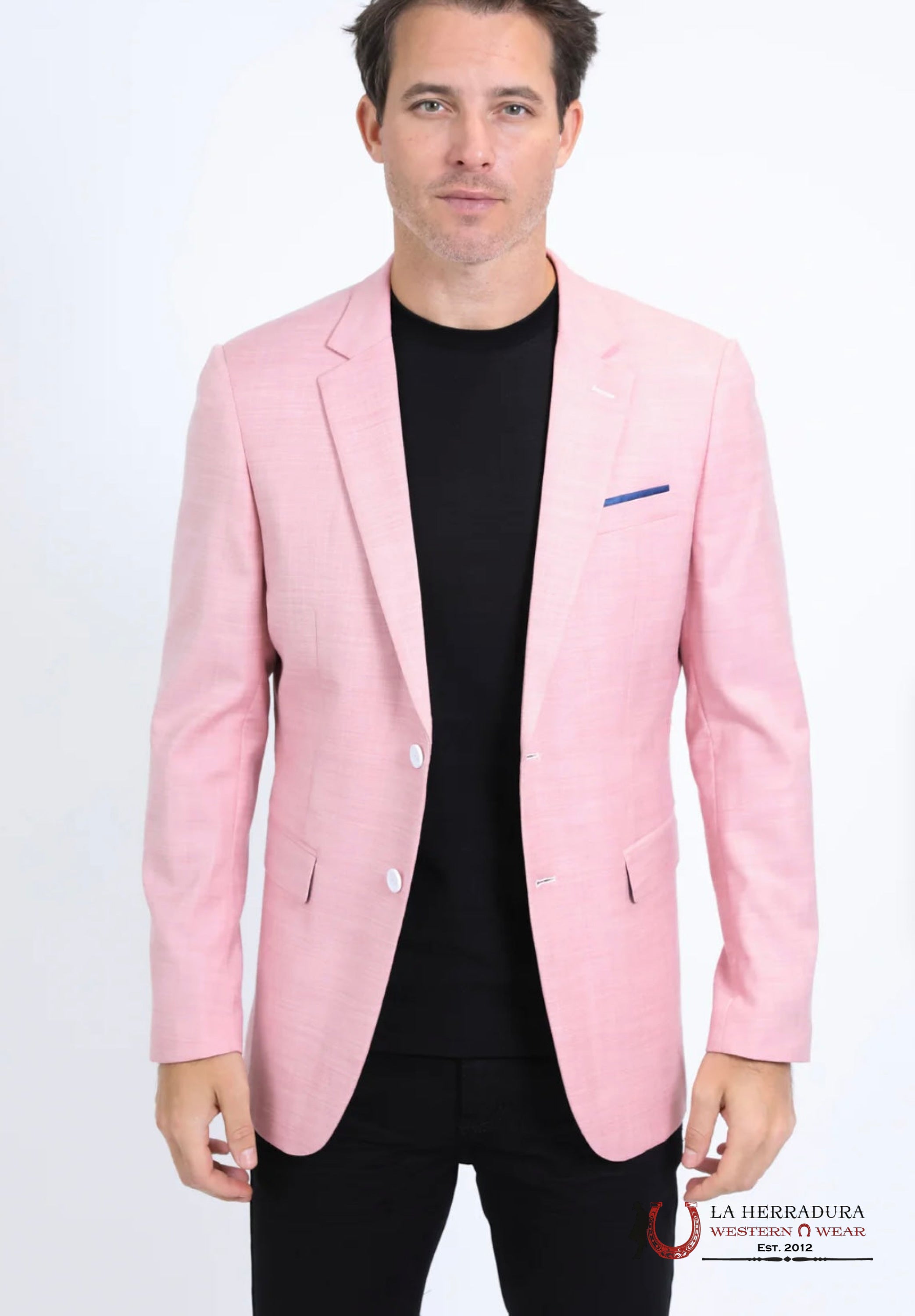 Platini Mens Modern Fit Stretch Date Night Pink Blazer Blz10534 Ropa Hombres
