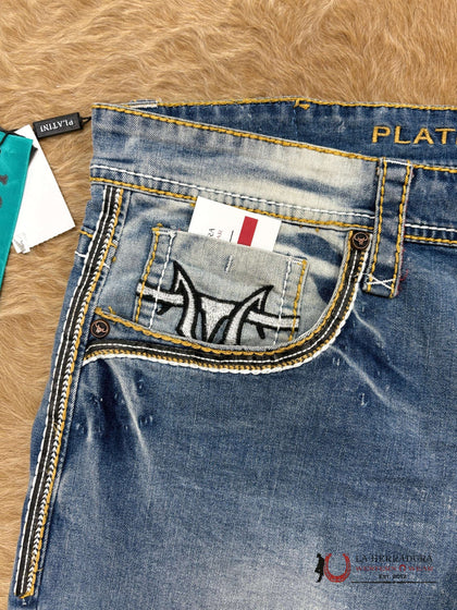 PLATINI MENS BOOT CUT JEANS LT BLUE- PHD7738
