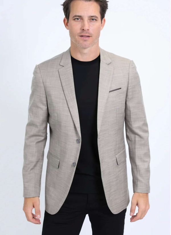 PLATINI AMERICANA CAQUI DE CORTE MODERNO PARA HOMBRE -BLZ10533