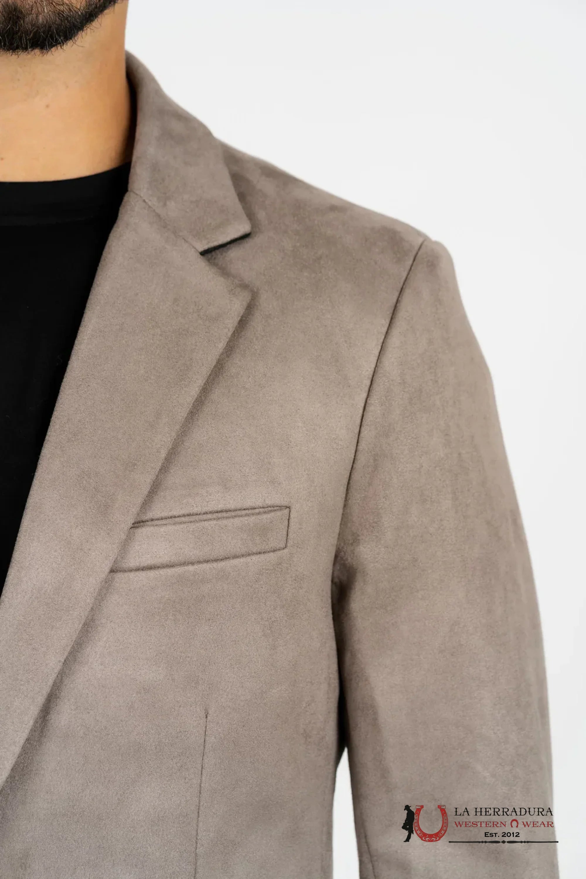 Platini Mink Gamuza Suede Blazer- Blz8861 Ropa Hombres