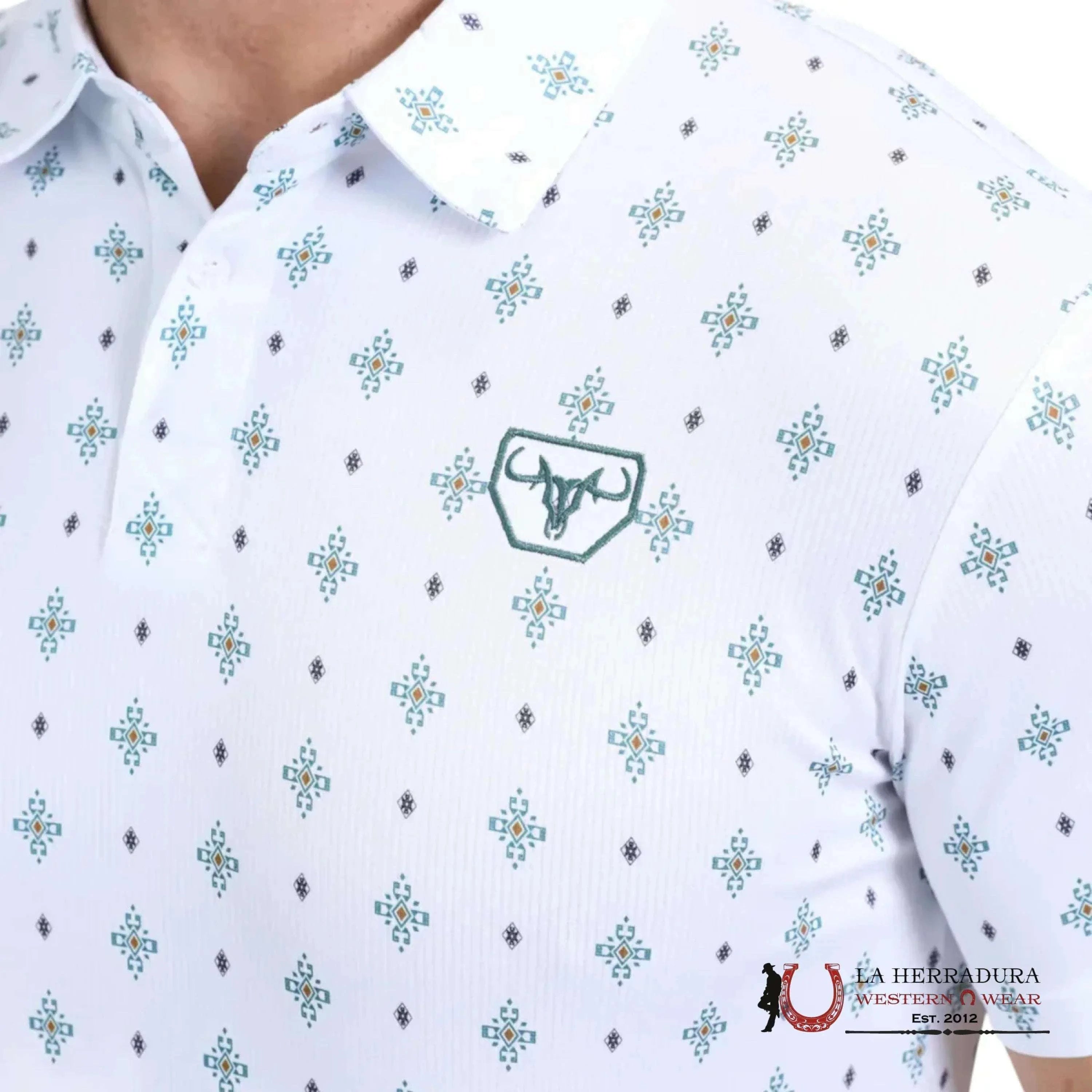 Platini - Modern Fit Performance Polo White Pgp10548 Ropa Hombres