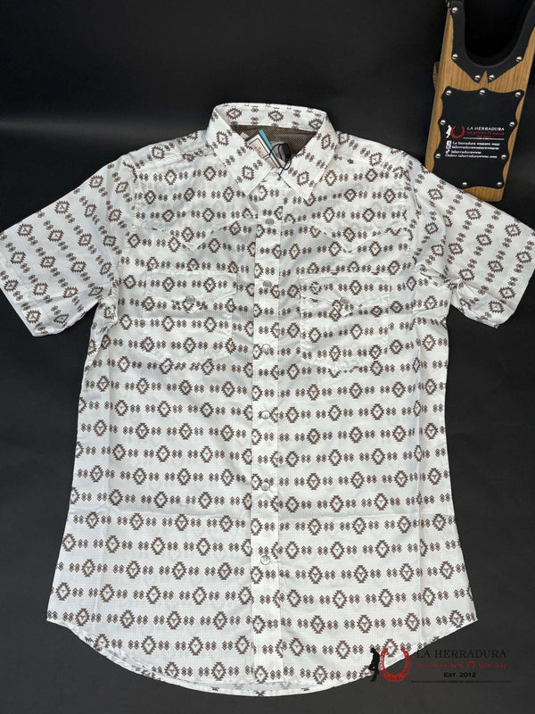 PLATINI BLANCO AZTECA CON MARRÓN 10610