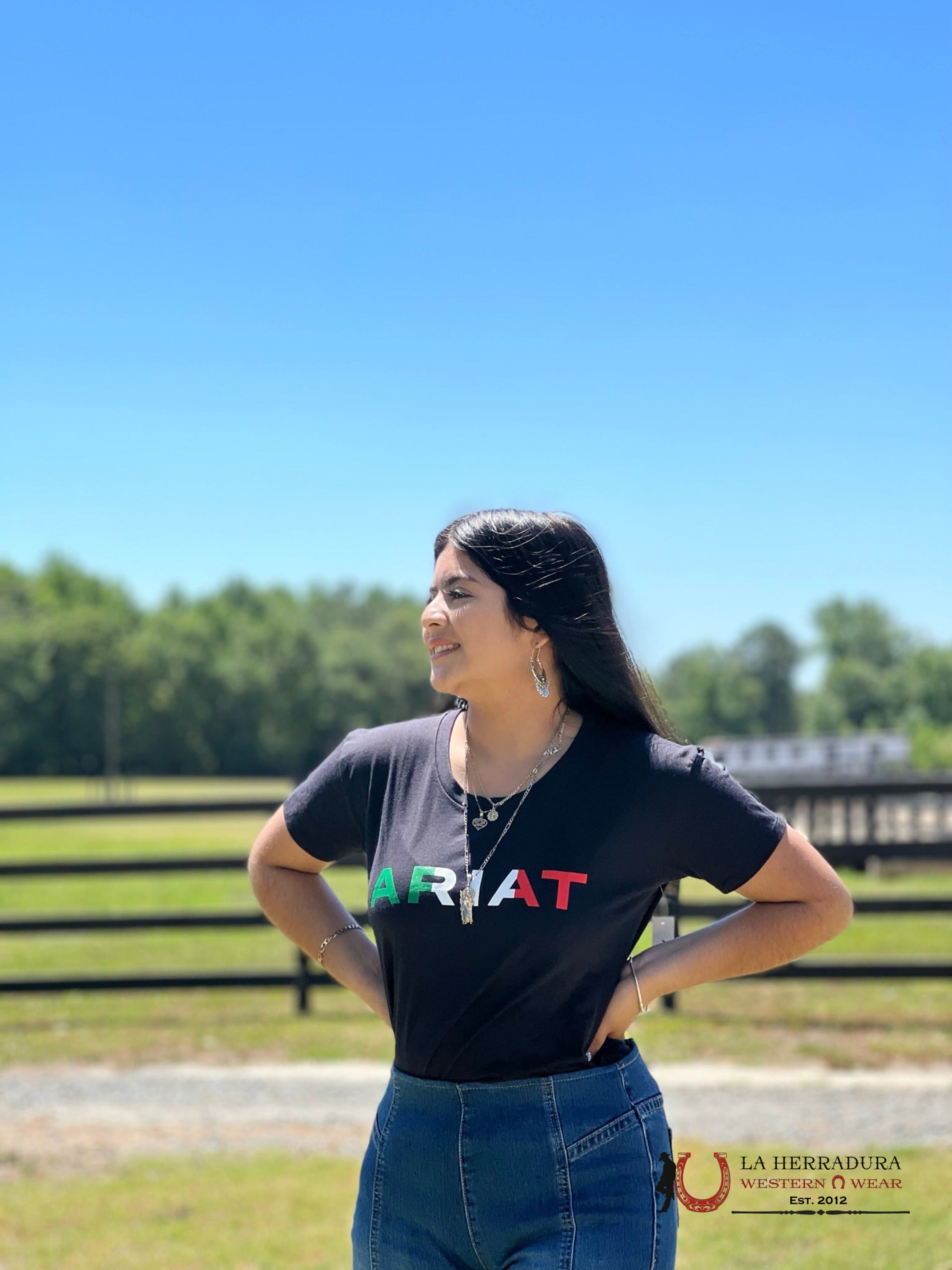 Playera Ariat Team Mexico Ropa Mujeres